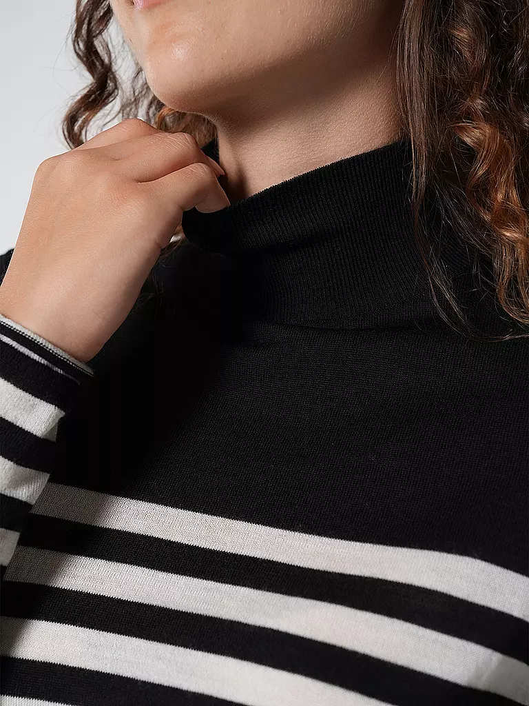 ECOALF Rollkragenpullover FAYAALF schwarz