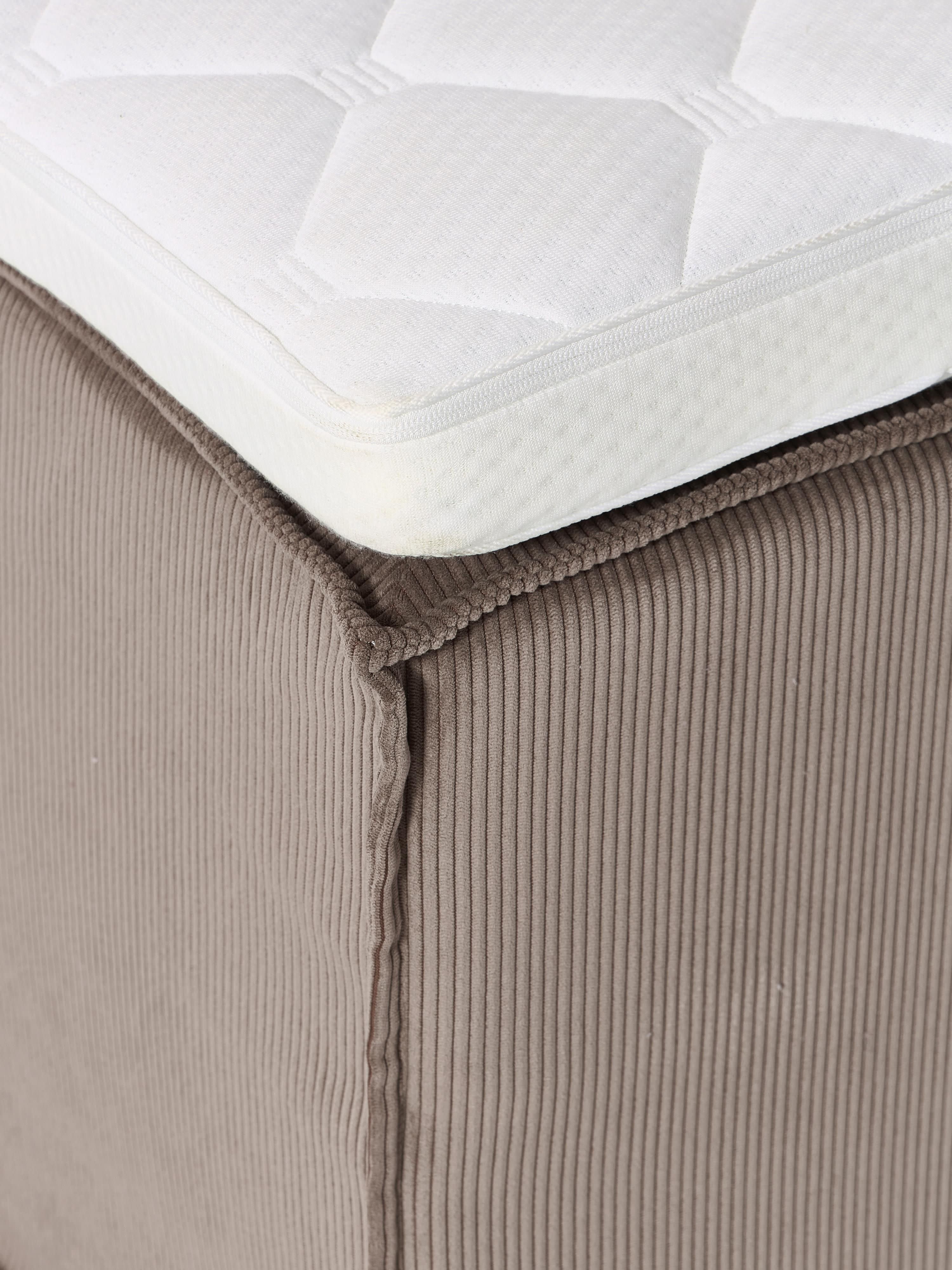 Corduroy boxspring bed Lennon