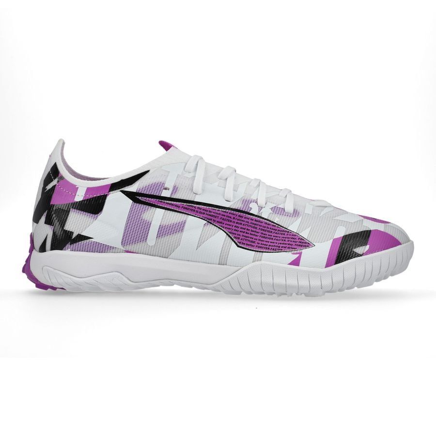 PUMA Ultra 5 Match TT Forever - Blanc/Pure Magenta/Gris/Noir ÉDITION LIMITÉE