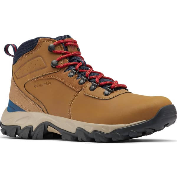 Chaussure de randonnée mid COLUMBIA NEWTON RIDGE PLUS II WP LIGHT BROWN, RED VELVET
