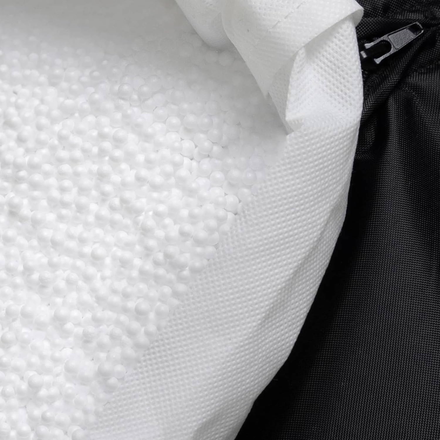 Icon Cocoon Sitzsack Sessel, Creme, Flauschiger Kunstpelzstoff, Sitzsack Erwachsene mit Füllung, Bean Bag, Flauschig Lounge Sessel, Lounge Stuhl, Schlafzimmer, Wohnzimmer, Wohnzimmer Möbel