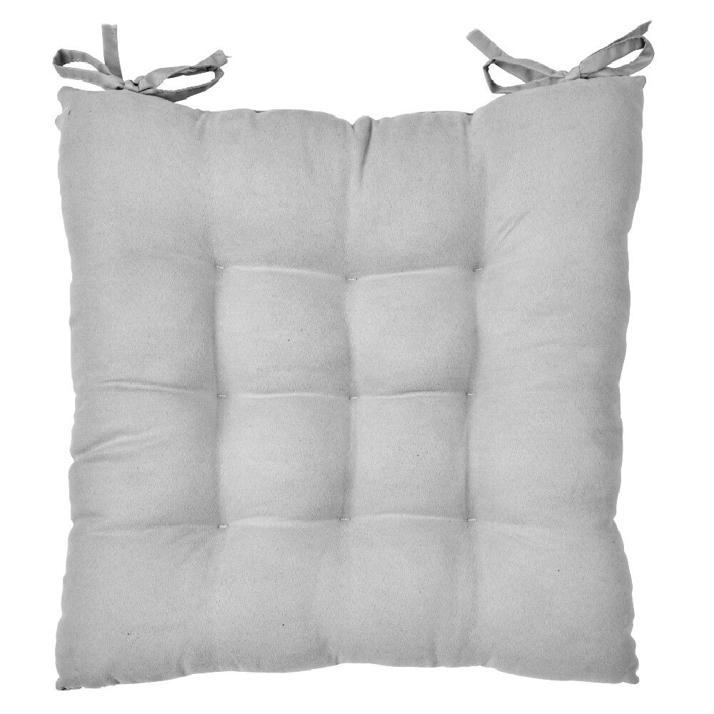 Dessus de chaise matelassé gris