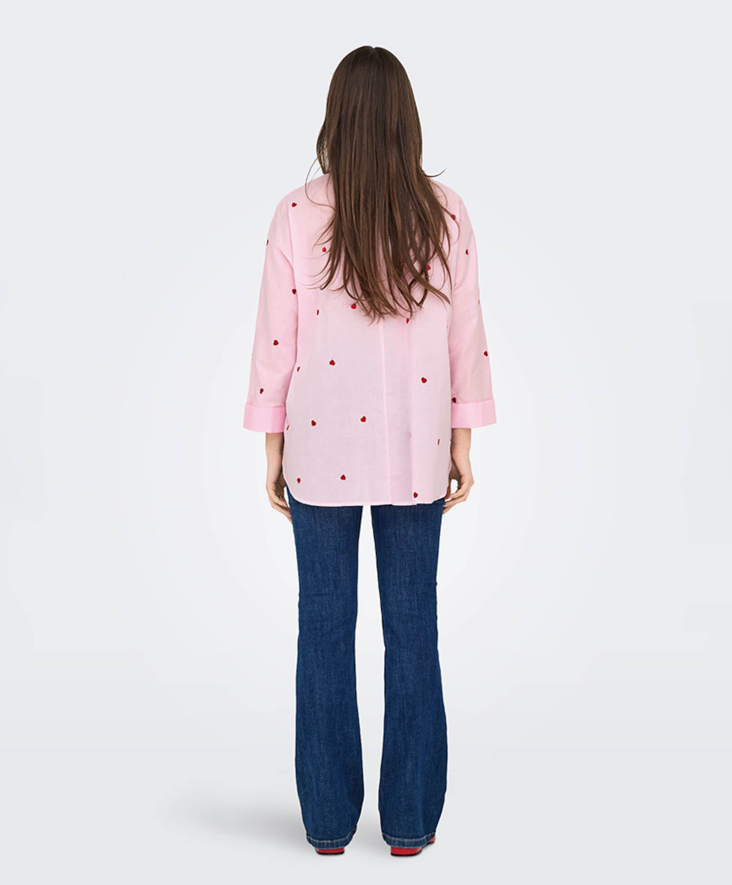 Only Dames blouse roze