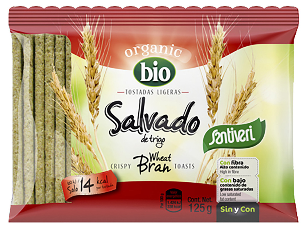 TOSTAS SANTIVERI LIGEIRAS COM FARELO BIO 125G