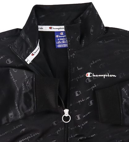 Champion Fashion Cardigan - Sorte m. Logos