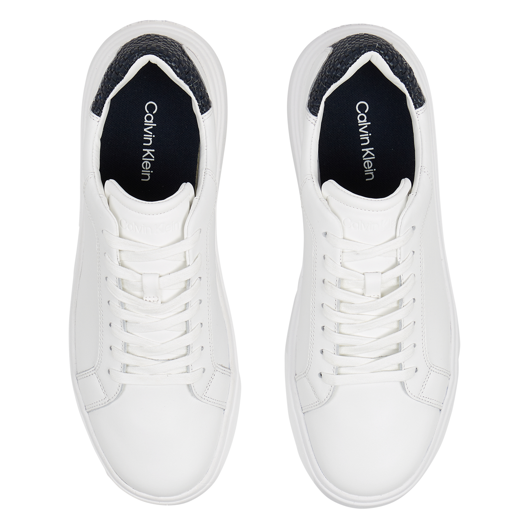 Baskets basses en cuir| Blanc