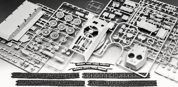 Revell - T-34 Tank Model Byggesæt - 1:35 - Level 4 - 03319