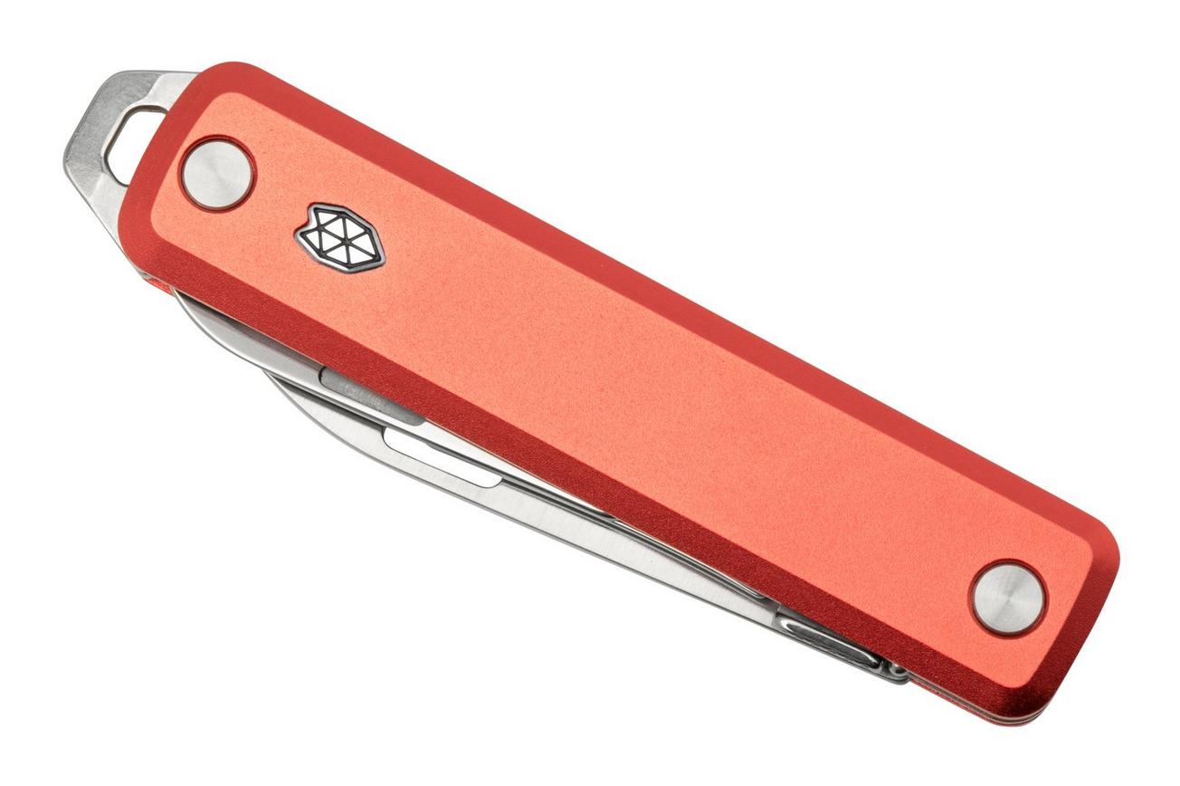 The James Brand The Ellis Scissors, Coral, Aluminum Serrated, zakmes