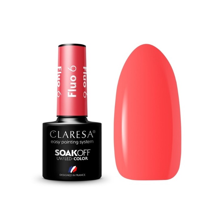 Claresa Fluo Hybrid Nagellack /6/ 5 g