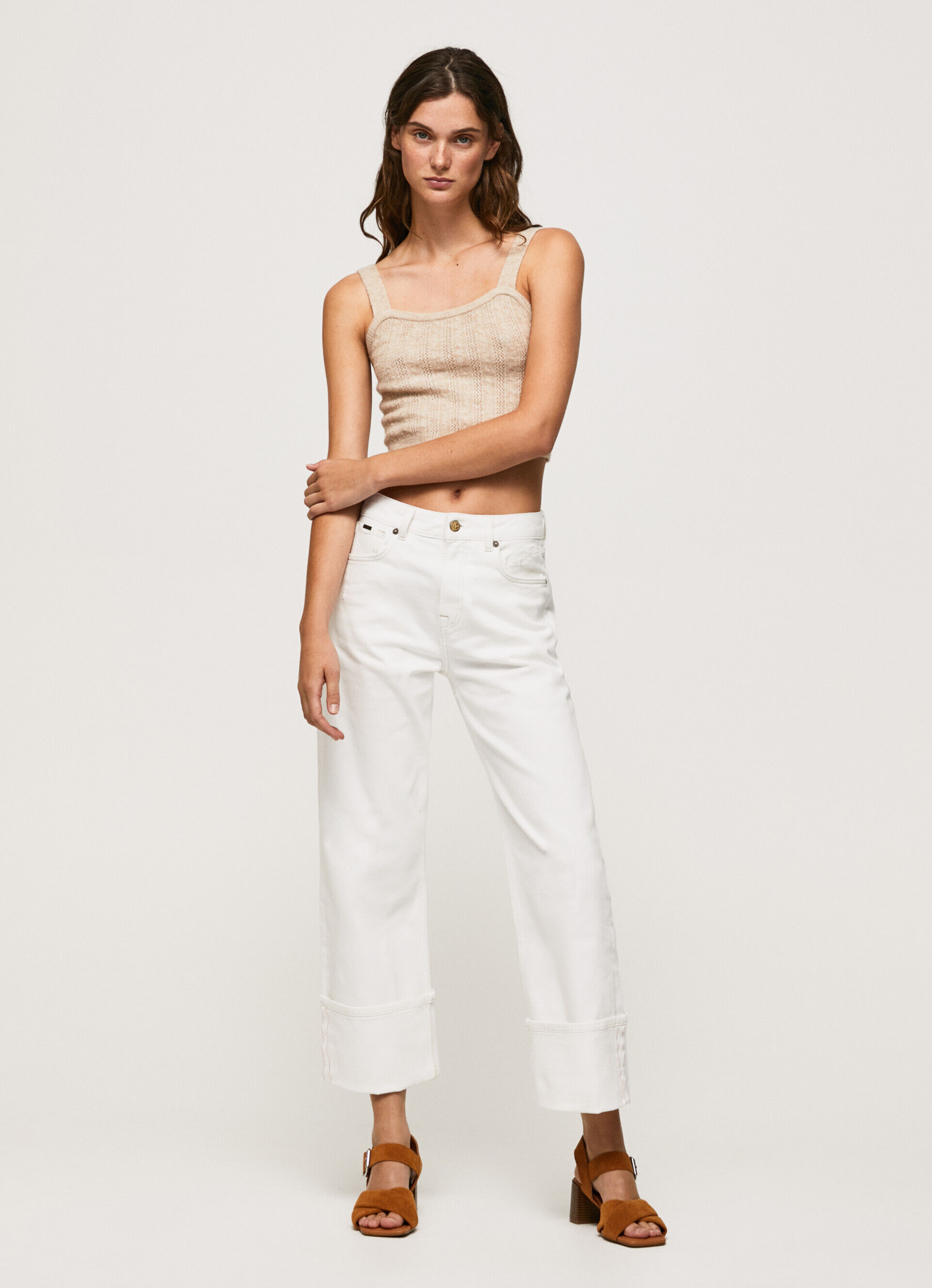 JEAN HAZEL FIT REGULAR TIRO ALTO - jeans