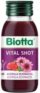 Biotta Vital Shot Acerola Echinacea, 16 x 60 ml
