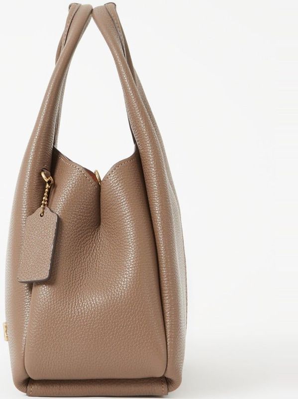 Coach - Lana S - Schoudertas - Dark Stone - Leer