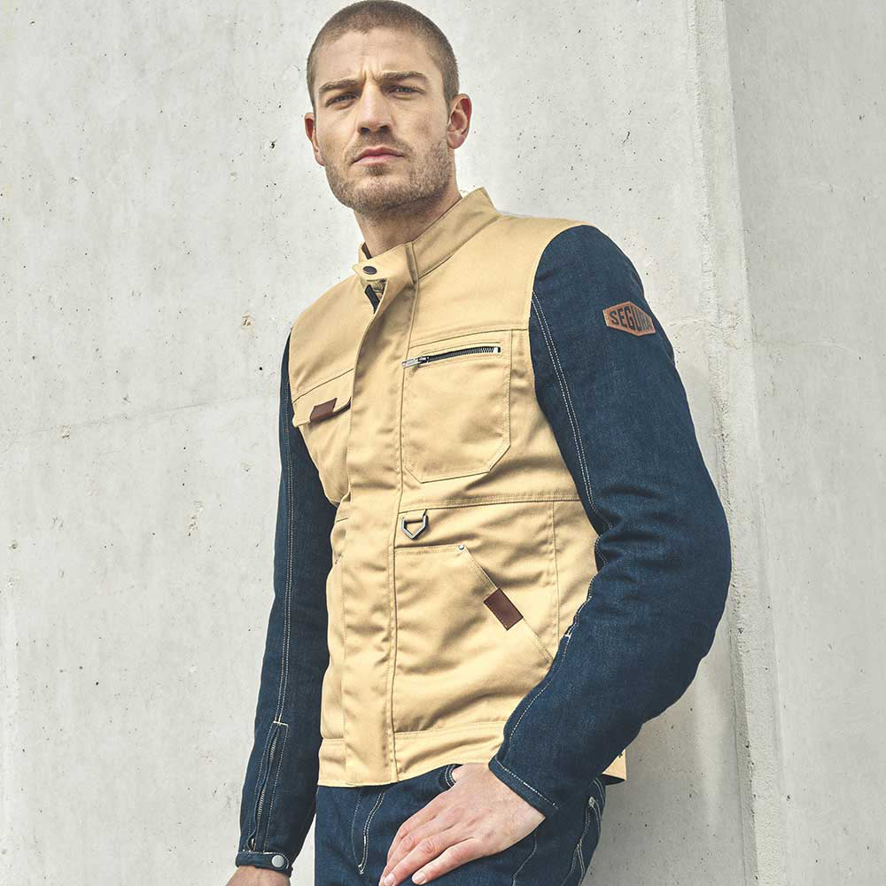 Segura - Blouson Osborn Beige / Bleu