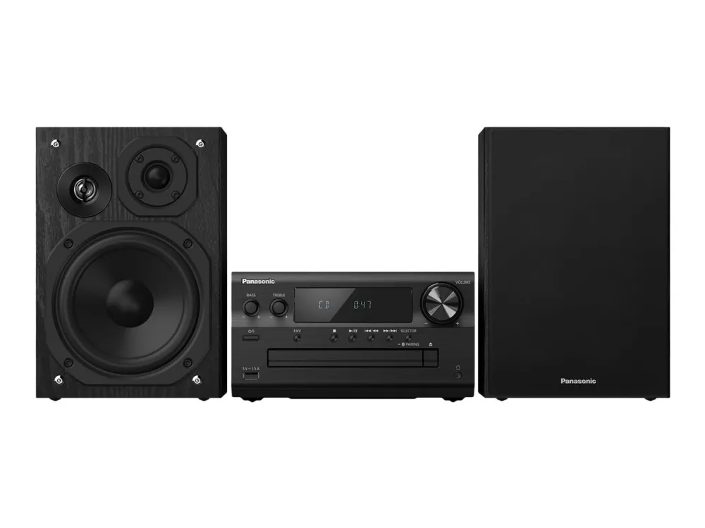[OUTLET] - Panasonic SC-PMX802 - Audiosystem - 120 Watt (Total) - sort