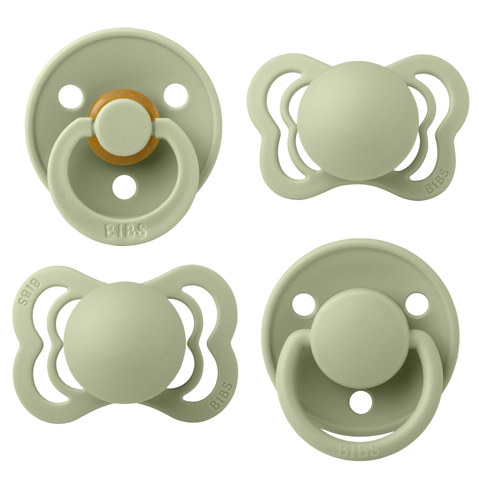 BIBS - Pacifiers Try-it Collection - Sage - Size 1
