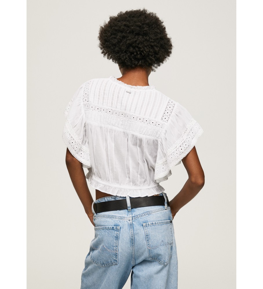 Blusa Prunela branca da Pepe Jeans