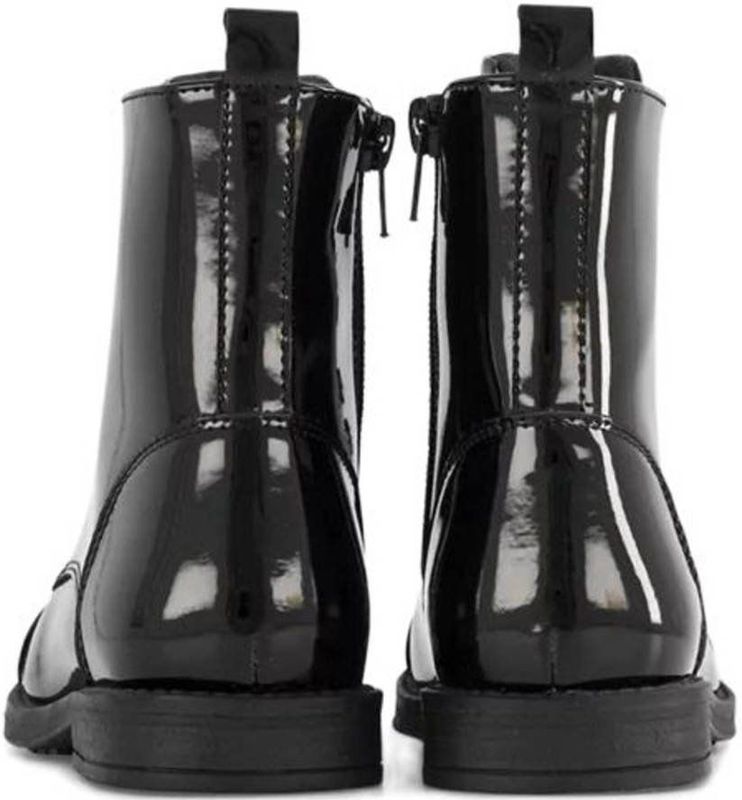 Graceland - Veterboots - Zwart - Lak - Voor Meisjes