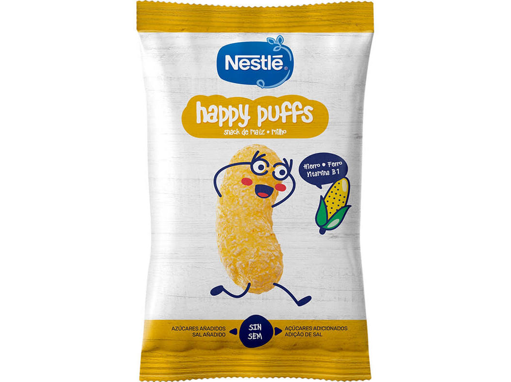 SNACK PARA BEBÉ NESTLÉ PUFFS MILHO 28G