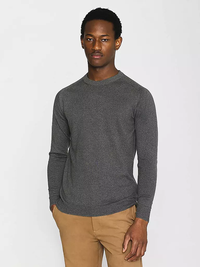 KNOWLEDGE COTTON APPAREL Pullover  grau