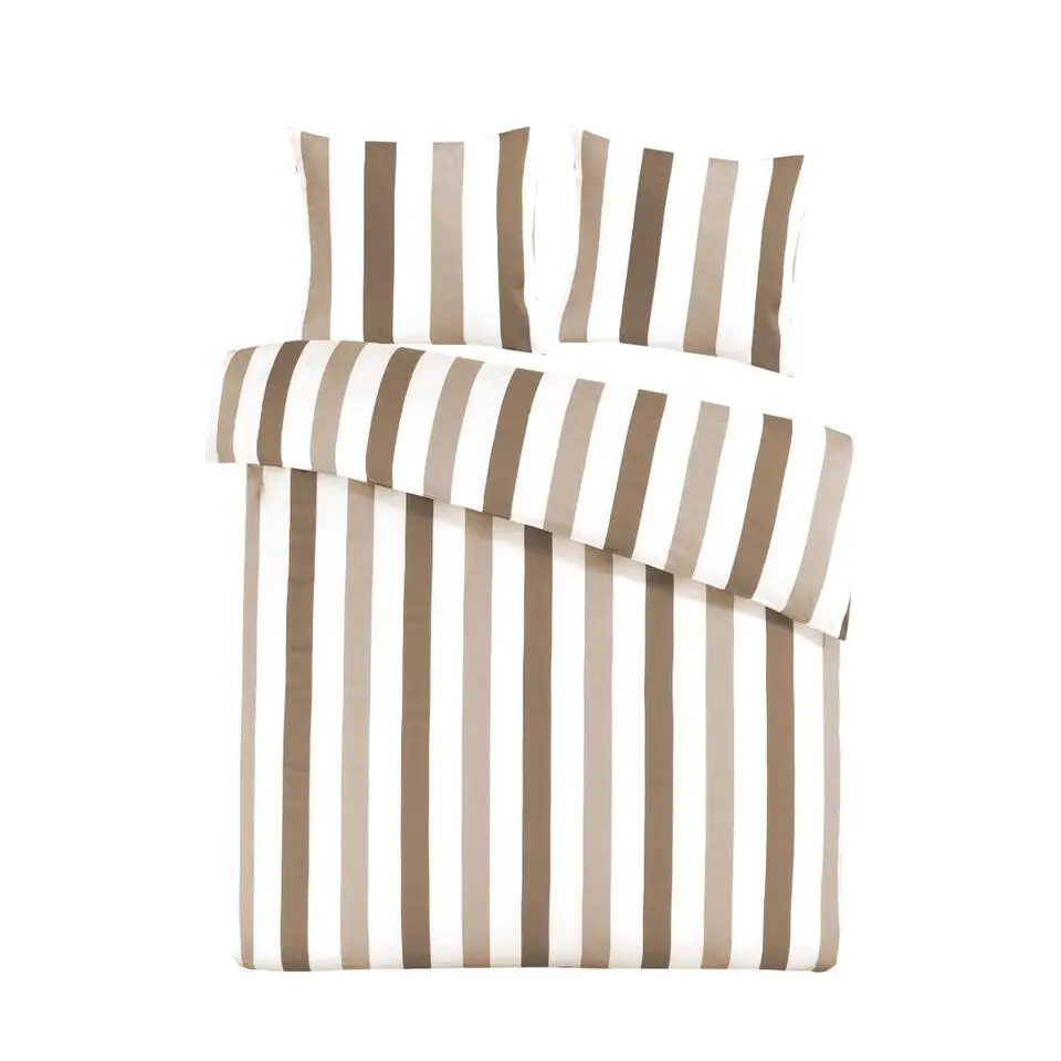 Papillon dekbedovertrek Scott - 140x200/220 cm - Taupe
