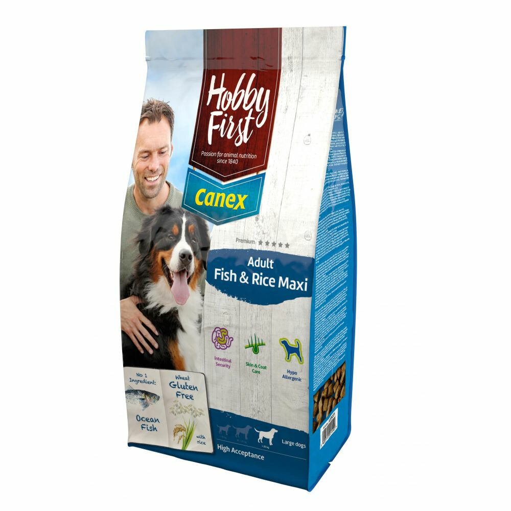 HobbyFirst Canex Adult Vis - Rijst Maxi12 kg