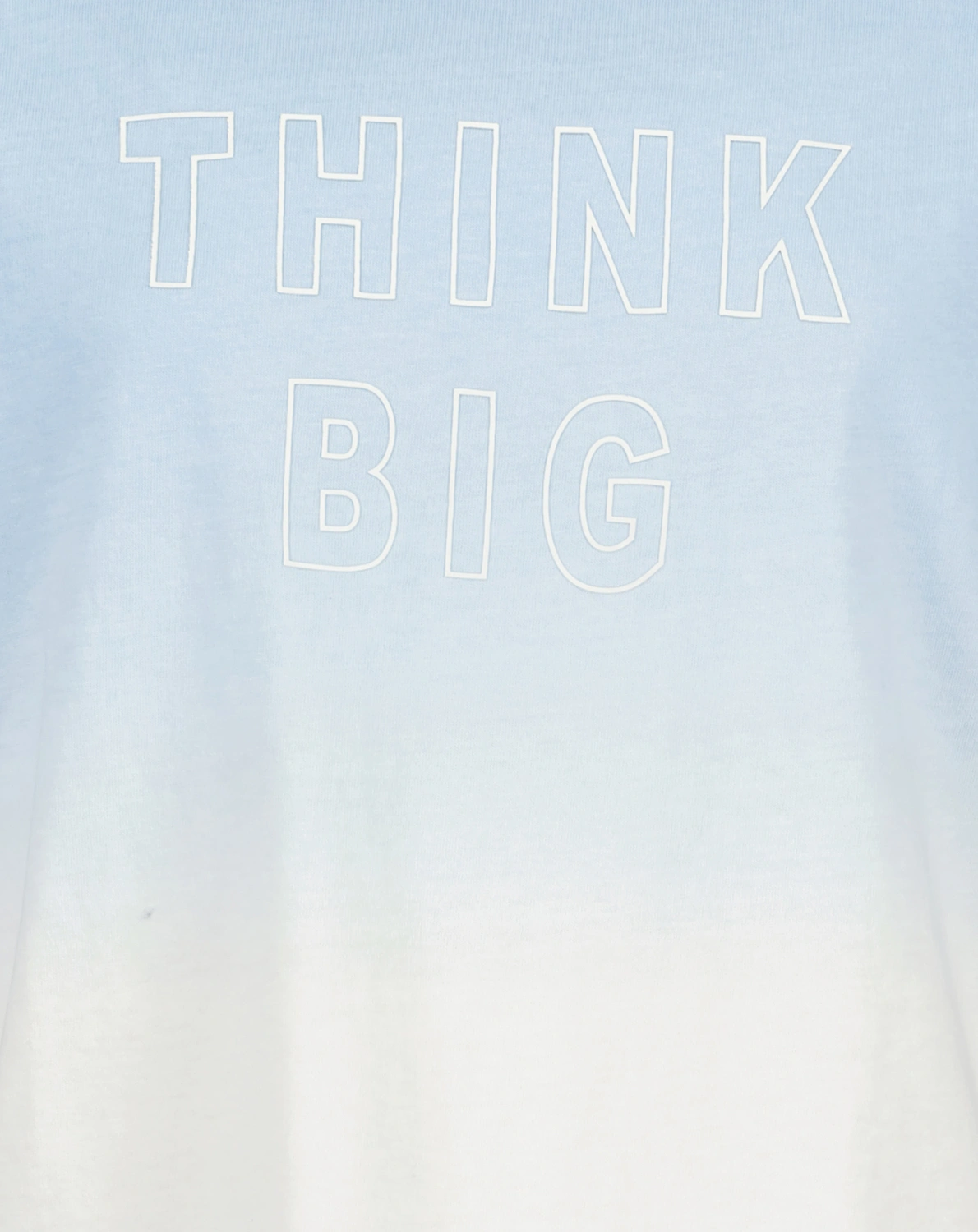 T-Shirt  THINK BIG in hellblau