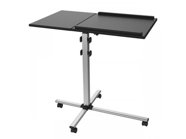 SBOX PFS-2, Multimediavogn, Sort, Sølv, MDF, PVC, Stål, Projektor, 10 kg, 4 hjul