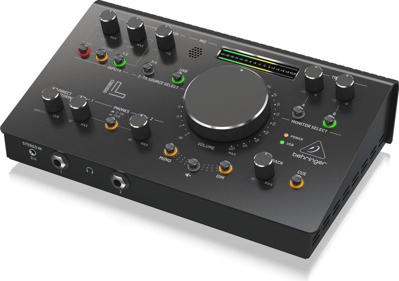 Behringer - STUDIO L - USB-Audio-Interface - Zwart - Professionele Geluidskwaliteit
