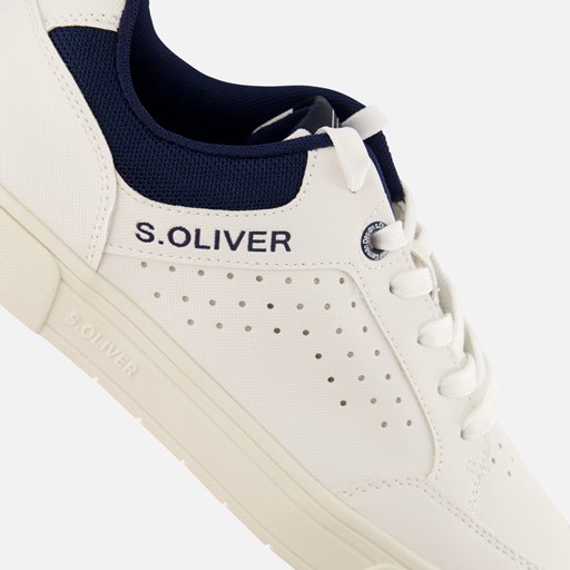 s.Oliver Sneakers wit Imitatieleer