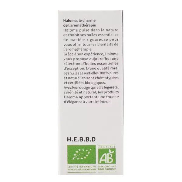 Óleo Essencial de Tomilho Orgânico Haloma com Timol 10ml