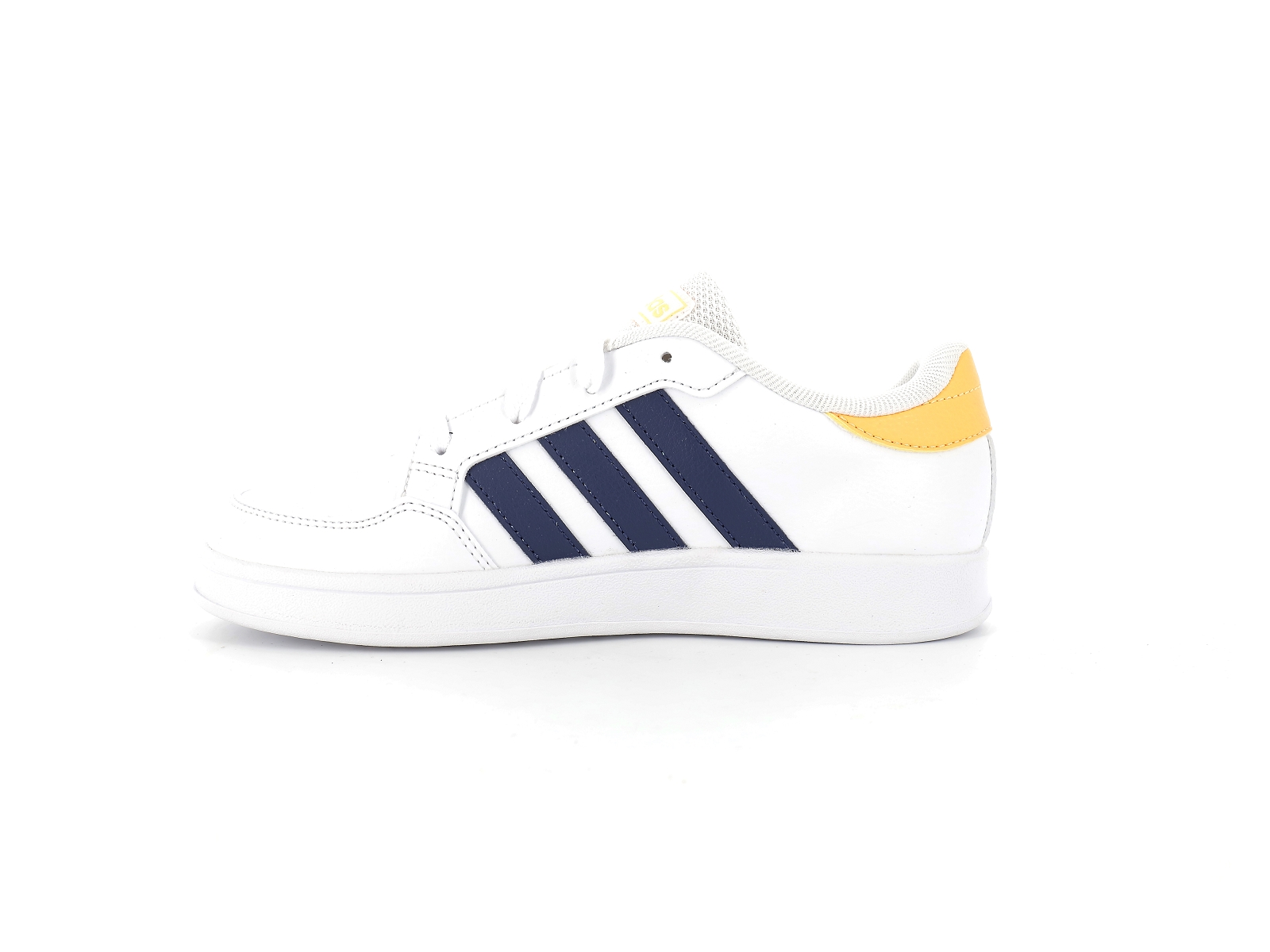 Adidas-GW2889 Synthétique Blanc-Jaune