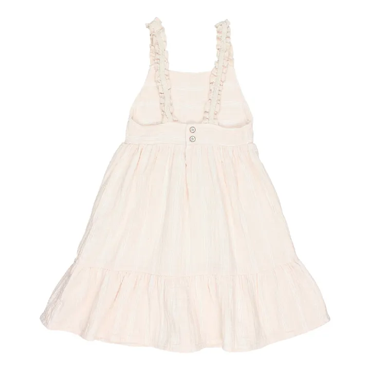 Búho Robe Texturée Rayée | Rose pâle