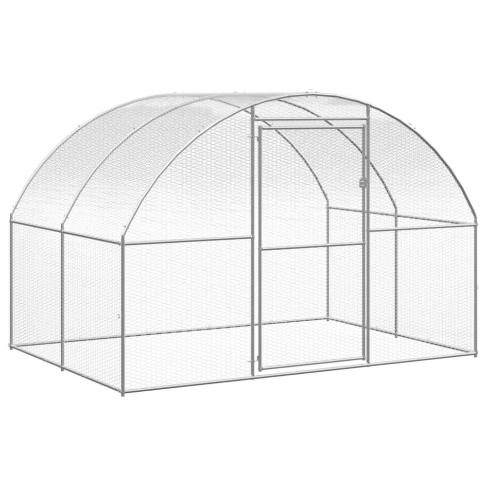 Poulailler d'extérieur 3x10x2 m acier galvanisé