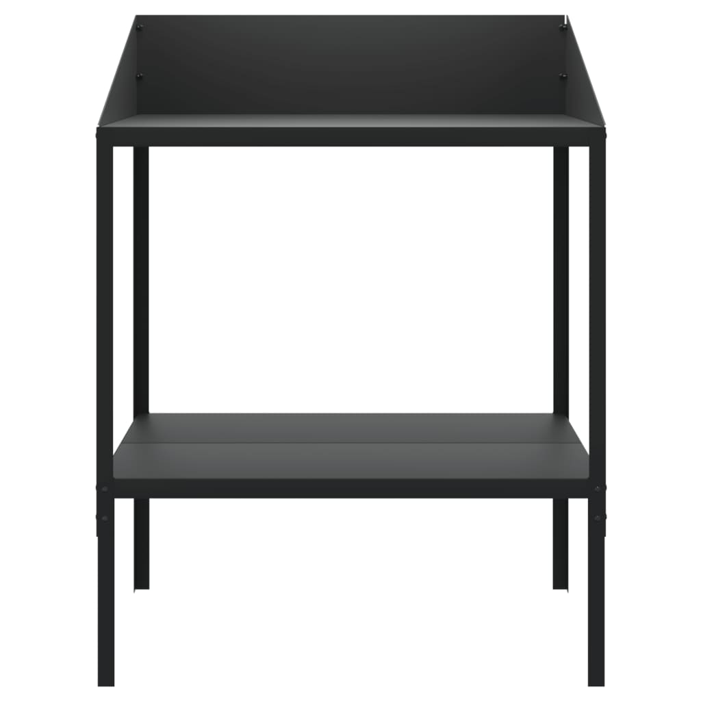 Support pour plantes anthracite 75,5x54,5x100cm acier galvanisé