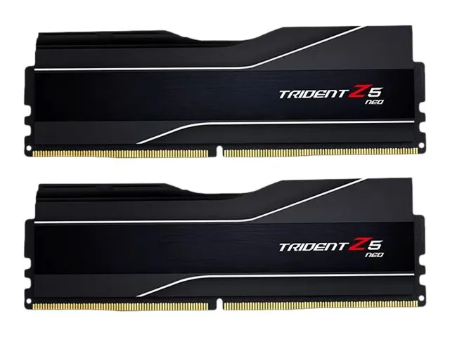 G.Skill Trident Z5 Neo - DDR5 - sæt - 64 GB: 2 x 32 GB - DIMM 288-PIN - 6000 MHz / PC5-48000 - CL30 - 1.4 V - ikke bufferet - ikke-ECC - sort