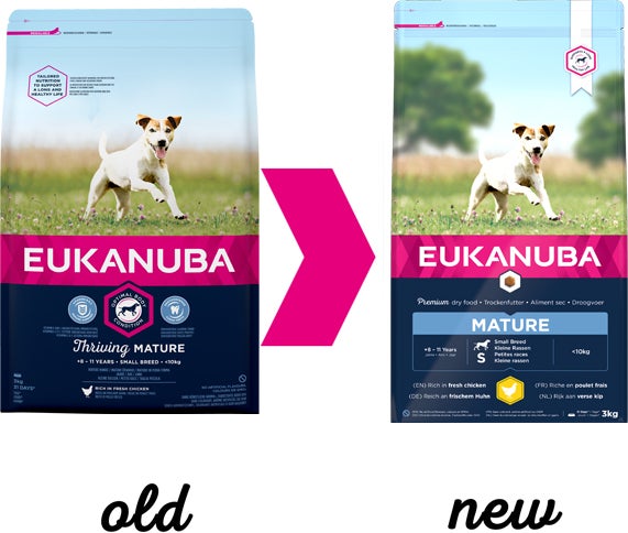Eukanuba hondenvoer Mature senior klein kip 3 kg