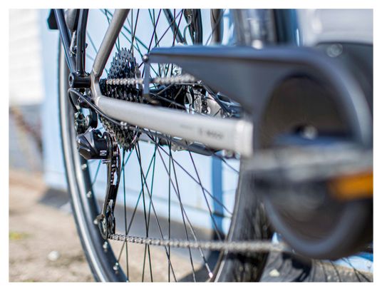 Vélo de Ville Électrique Trek Verve  2 Lowstep Shimano Altus 9V 500 Wh 700 mm Gris