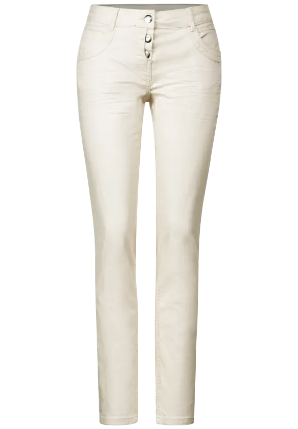 Slim Fit Jeans - raw sand beige