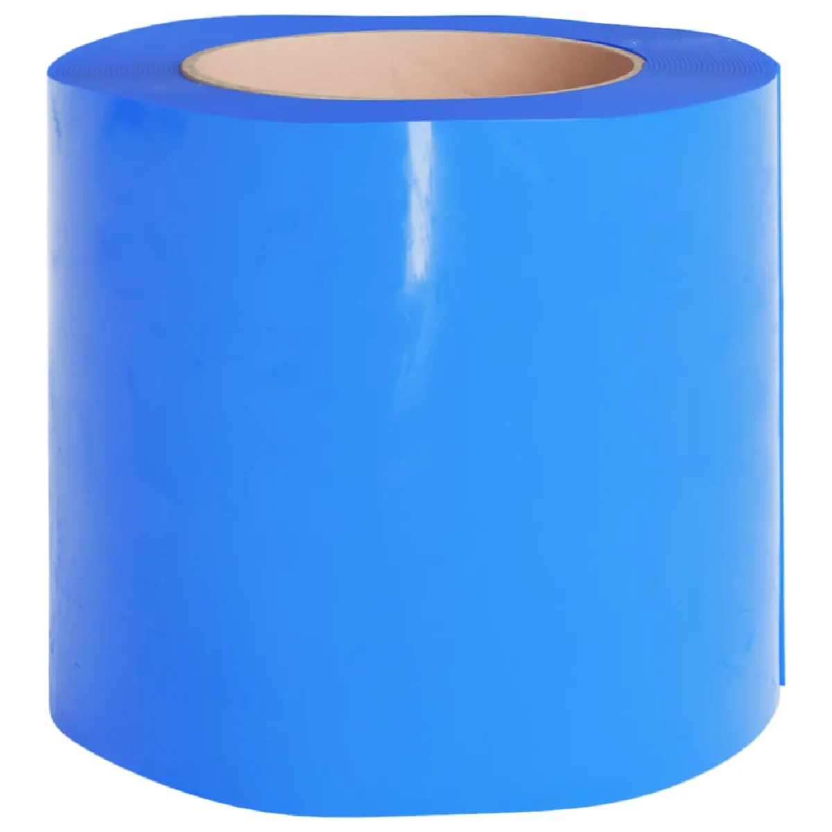 vidaXL Rideau de porte bleu - 25 m - PVC
