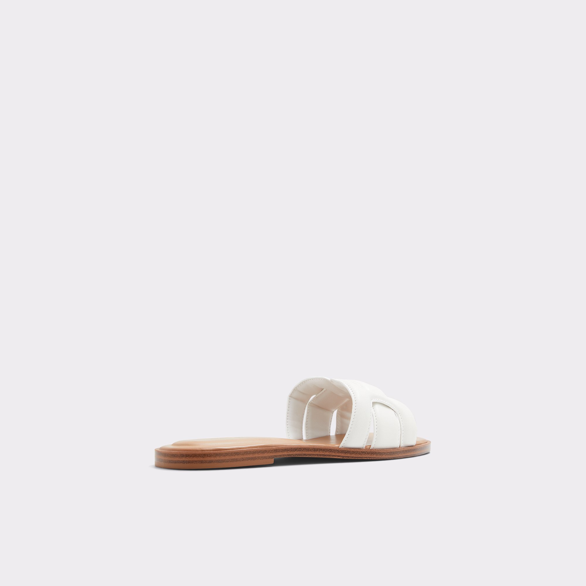 Elenaa White Women Flat Sandals