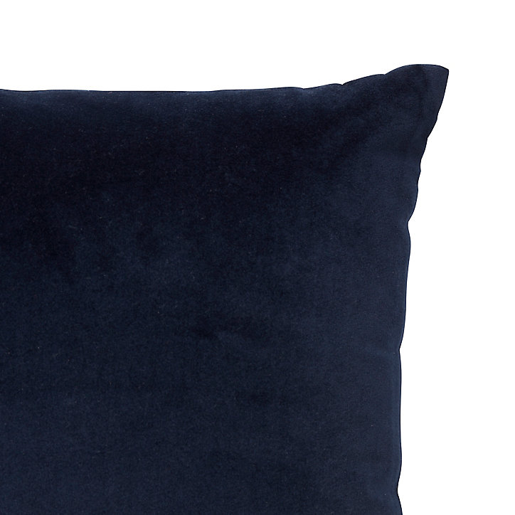 Coussin Velvet Valgreta 30x50 cm Bleu