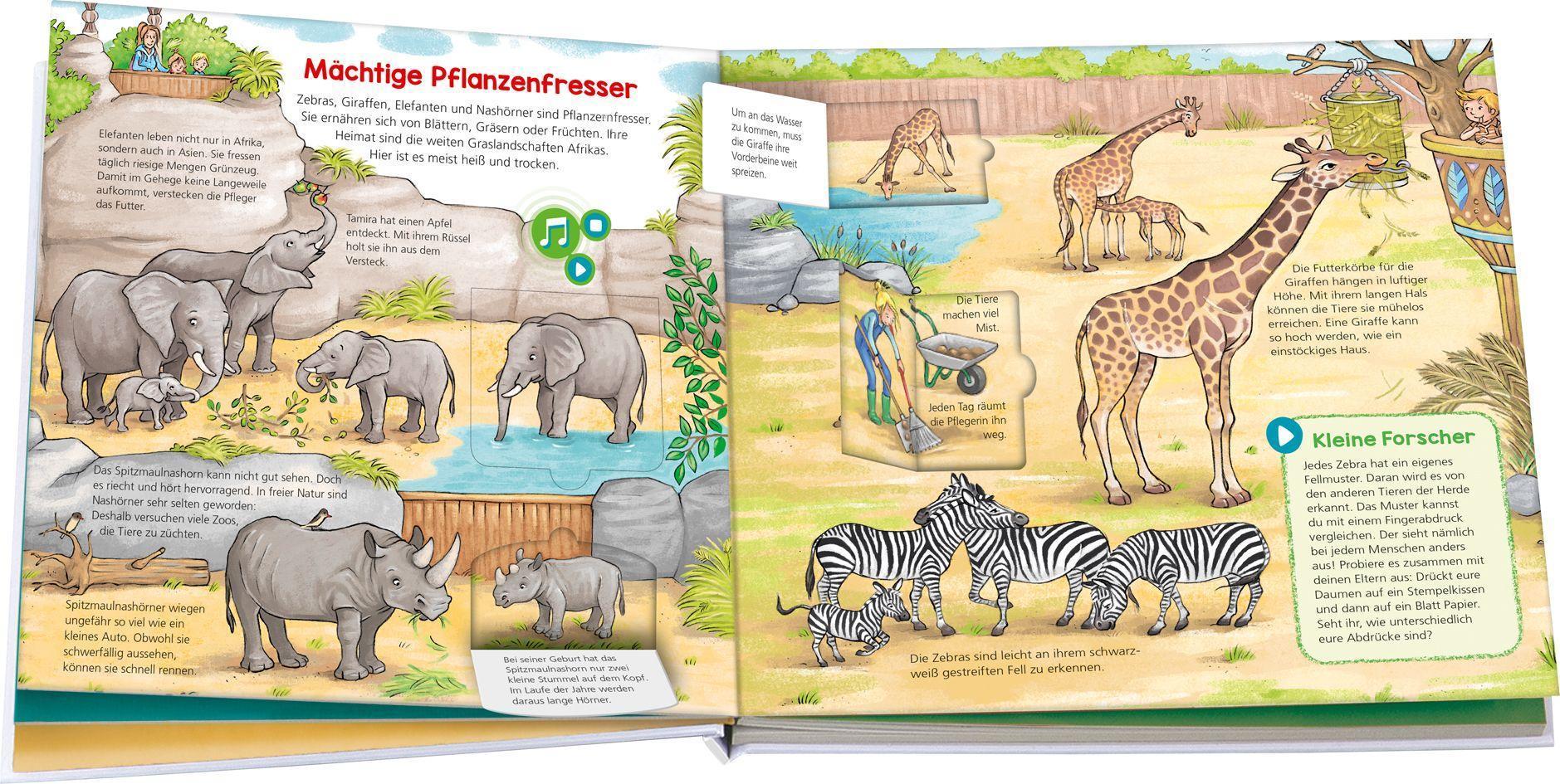 BOOKii - Was ist was Kindergarten - Komm mit in den Zoo!