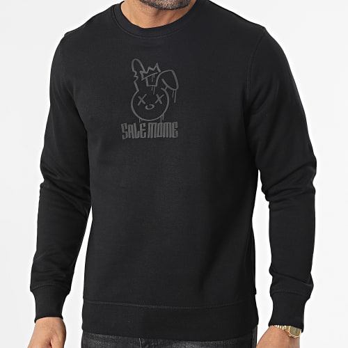 Sweat Crewneck King Lapin Black Noir