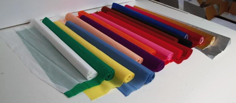 Papel Crepe Preto 50x25cm