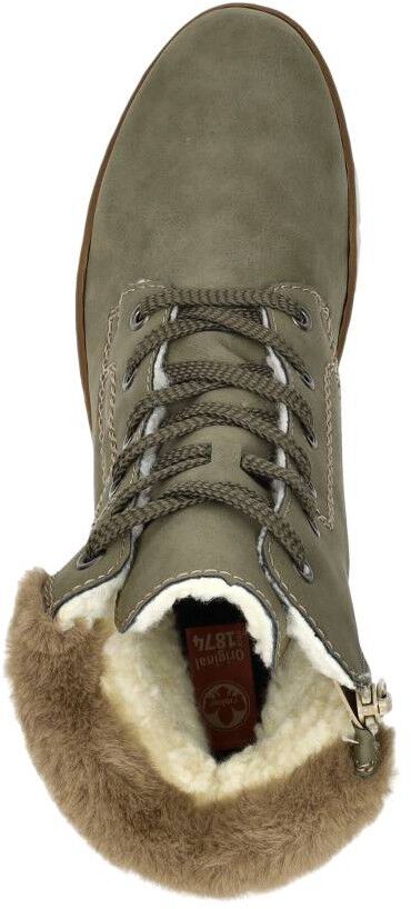 Rieker Veterschoenen Hoog groen
