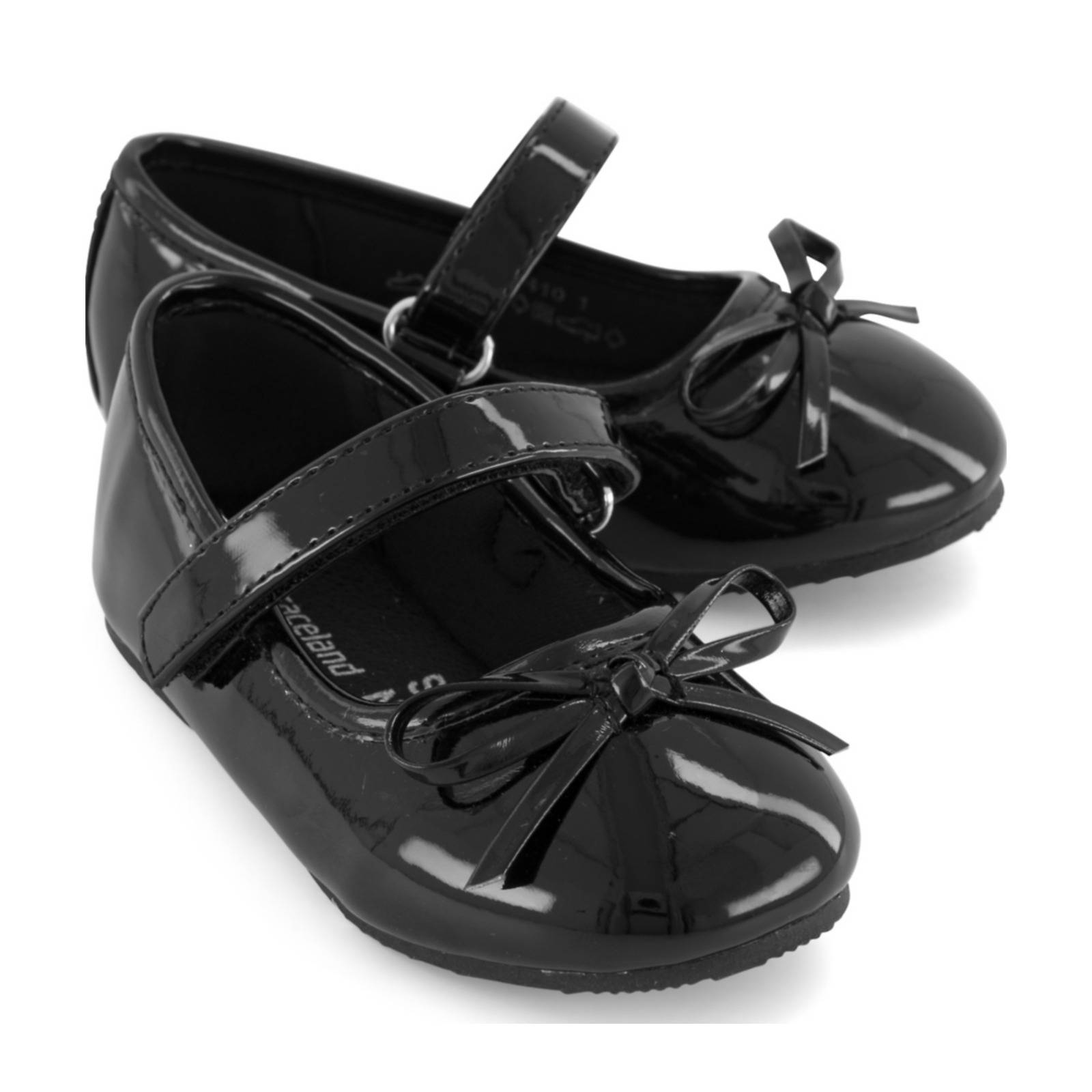 Graceland lak ballerina's zwart
