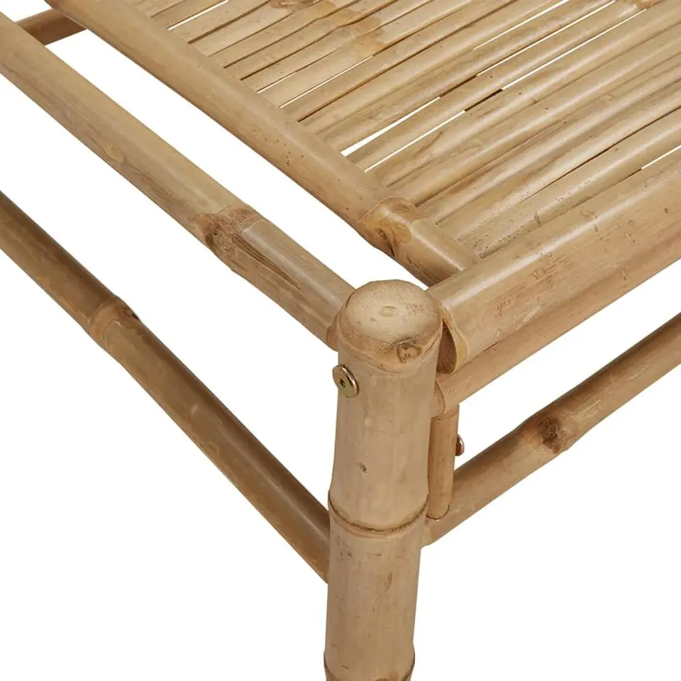 vidaXL - Tuintafel - Bruin - Bamboe - 100 x 55 x 33 cm