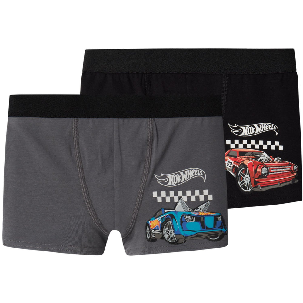 Køb Name It Lava Smoke Deep Hot Wheels 2-pack Boxer Shorts