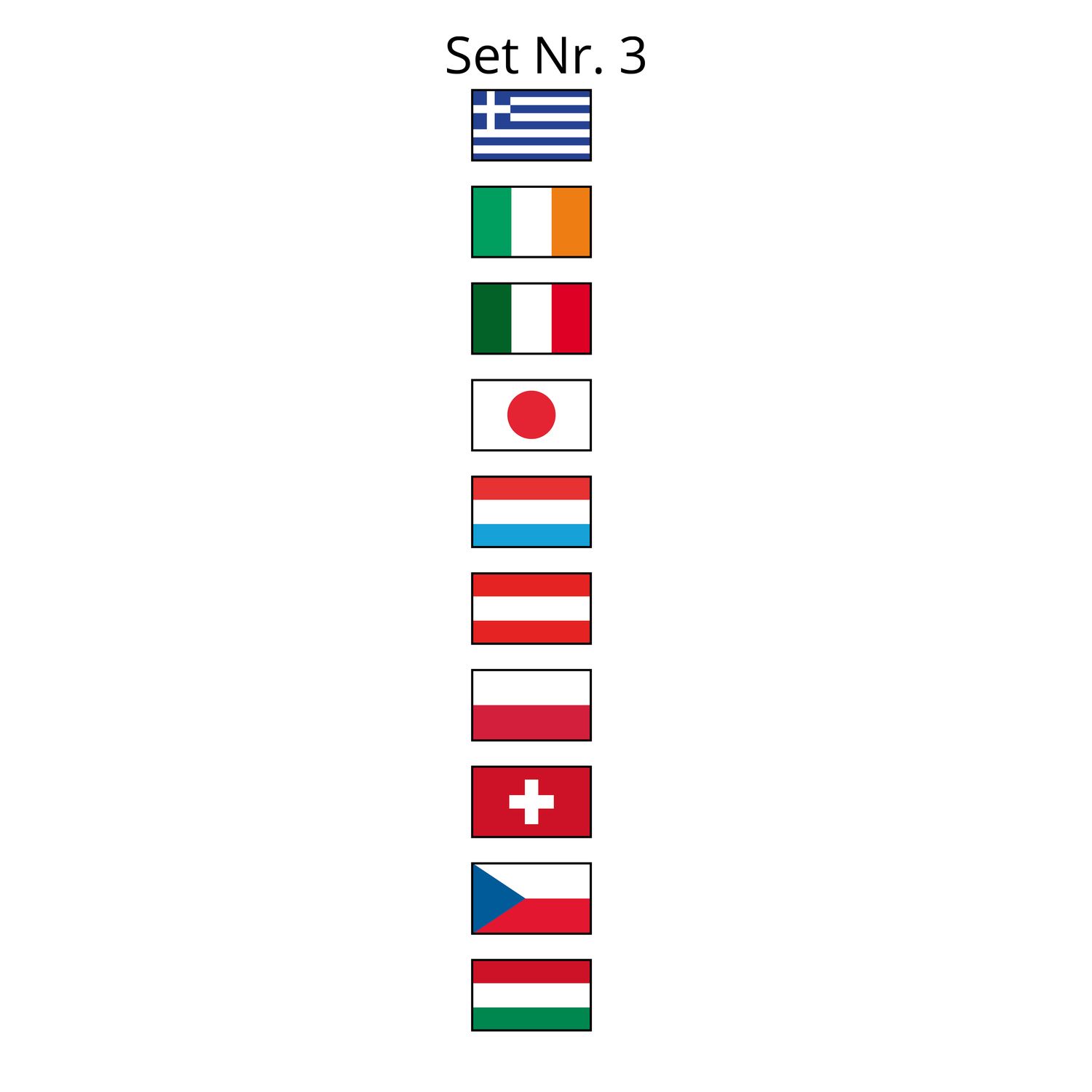 ACAVALLO Länderflaggen-Set für Steigbügel Opera  - 3