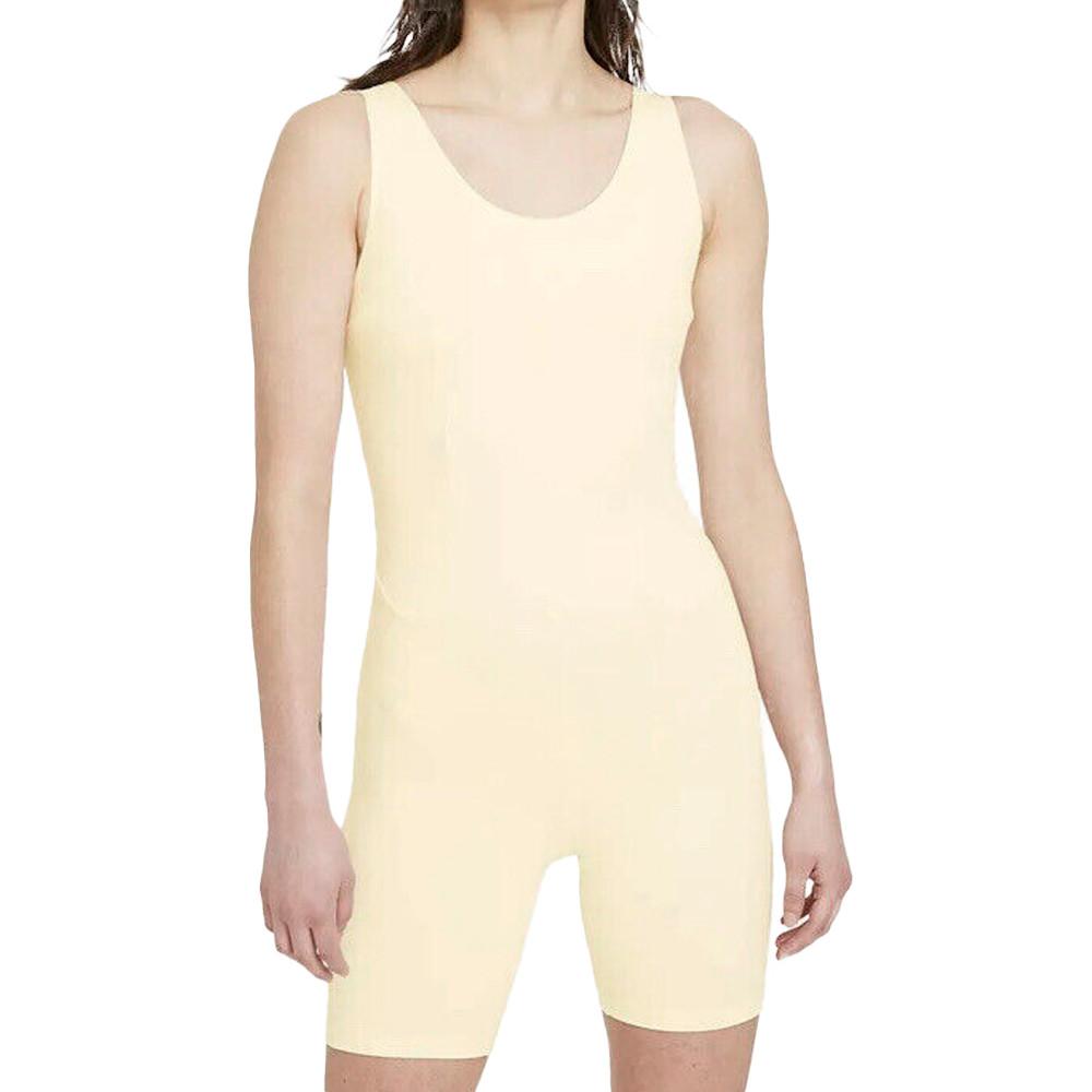Nike Combishort Jaune Femme Nike Icon Clash